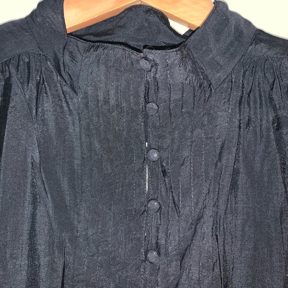 NWT Lalavon black blouse L - Picture 6 of 6